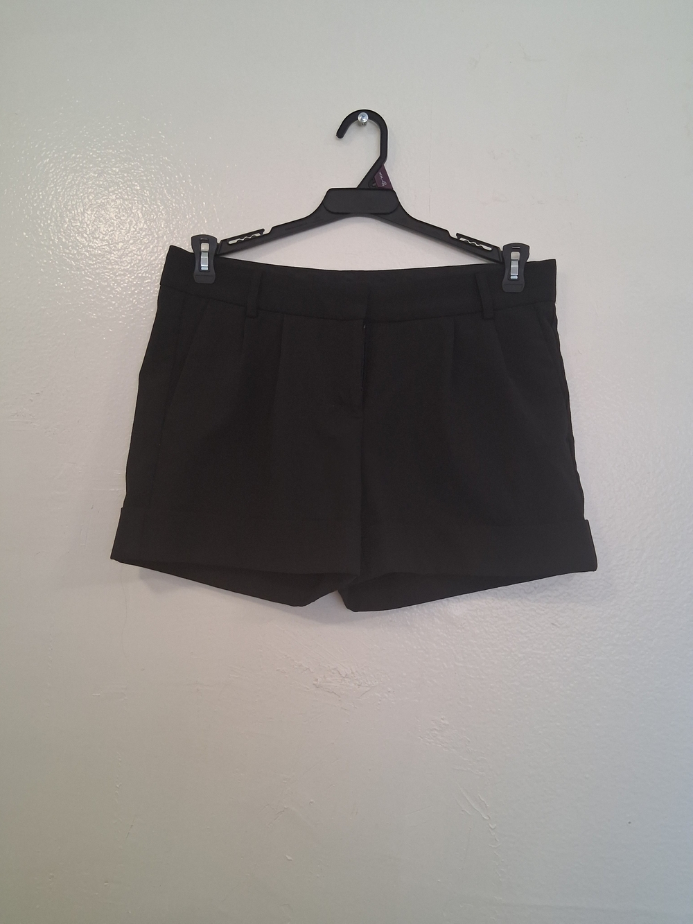 Express Black Cuffed Tailored Women's Shorts